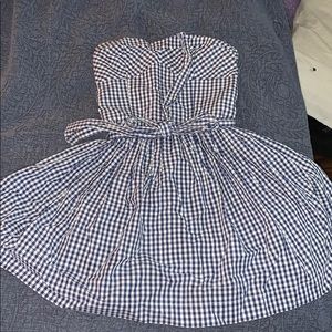 Gingham mini dress